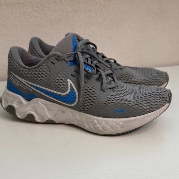 Nike Other - Nike Renew Ride 2 men’s Running shoes Gray and blue Accents size 8